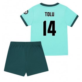 Baby Fußballbekleidung Wolves Tolu Arokodare #14 Auswärtstrikot 2025-26 Kurzarm (+ kurze hosen)